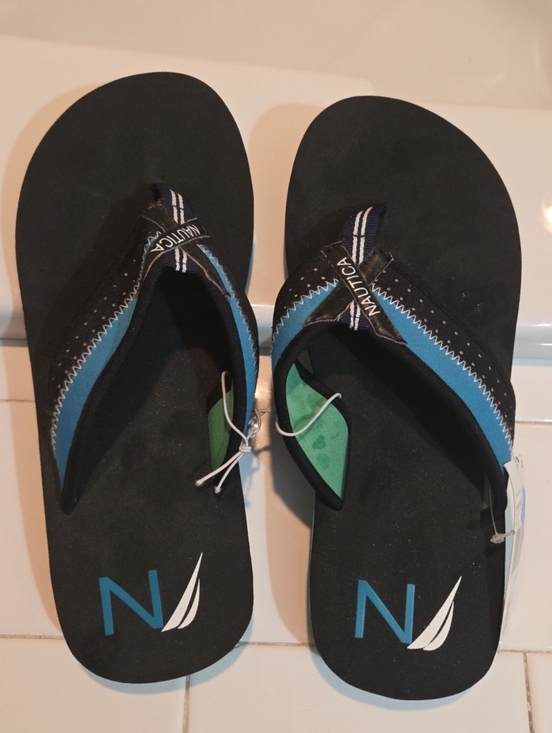 Nautica Other - New With Tags Nautica Men's Torstein Flip Flop Royal Blue Size 8